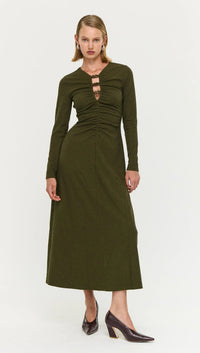 Staple the Label | Farrah Rib Midi Dress