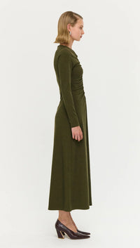 Staple the Label | Farrah Rib Midi Dress