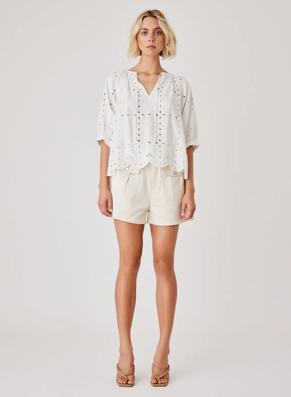 Esmaee White Haven Blouse | White