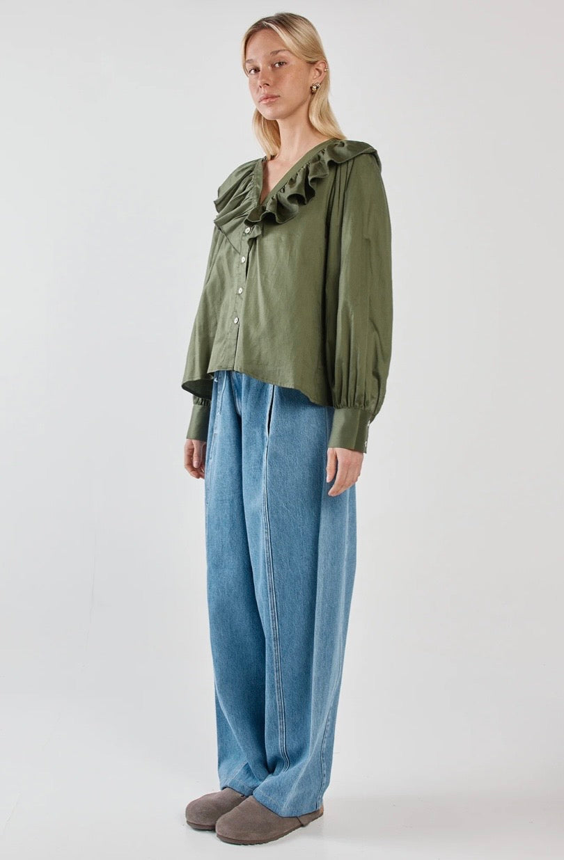 Sass | Artha Frill Blouse