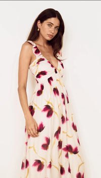 MINKPINK | Emery Ruffled Bias Maxi Dress