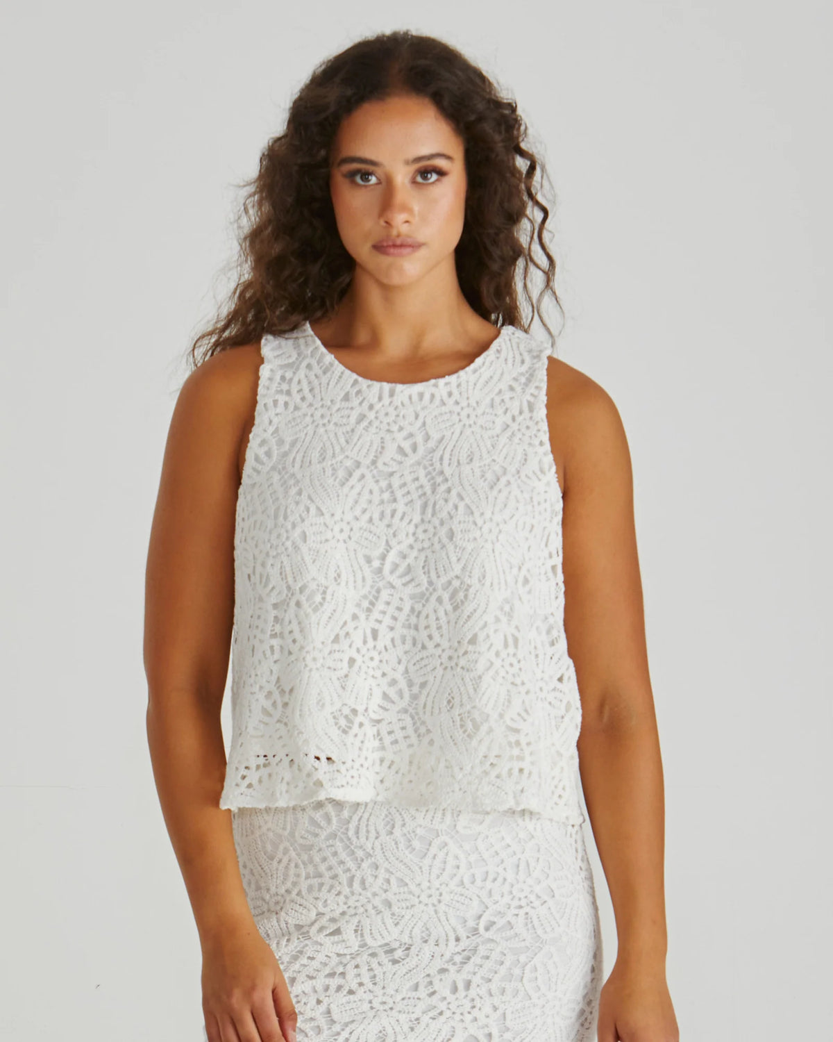 Sass | Kai Crochet Lace Tank