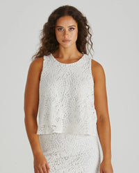 Sass | Kai Crochet Lace Tank