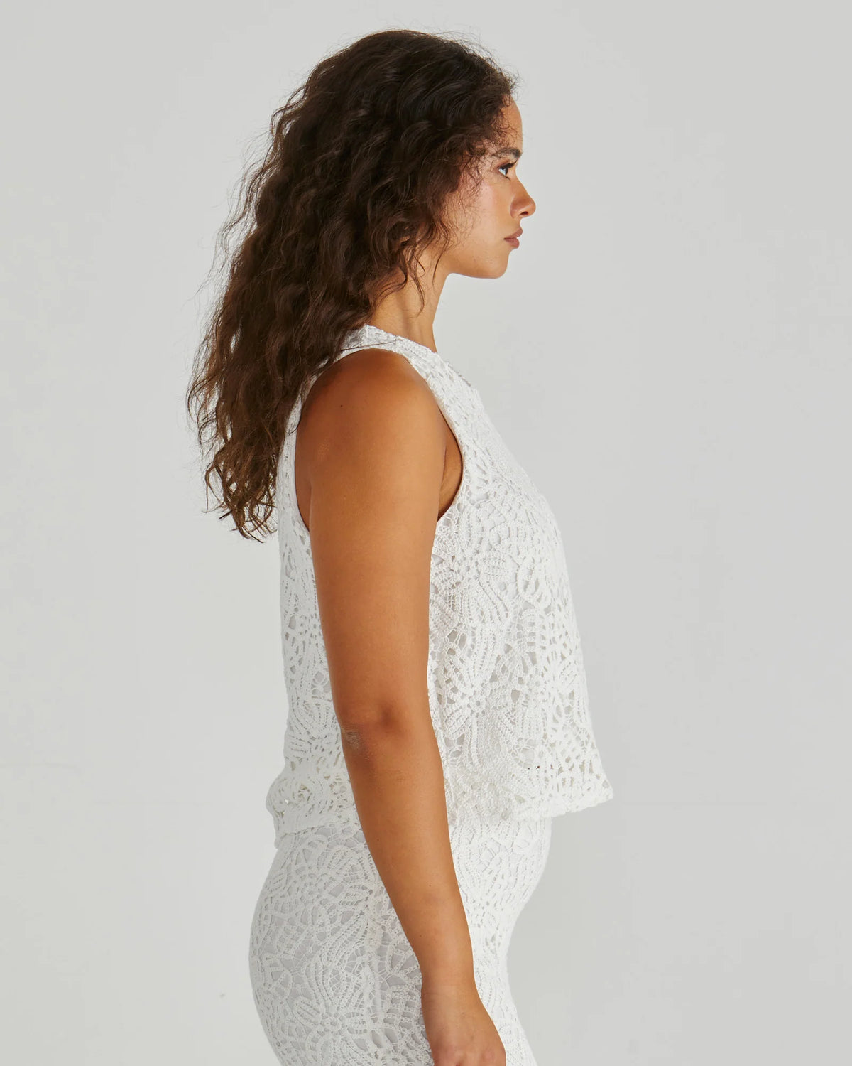 Sass | Kai Crochet Lace Tank