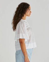 Sass | Pammi Ruffle Yoke Blouse