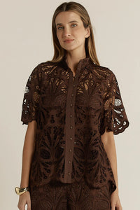 Fate + Becker | Elara Broderie Blouse