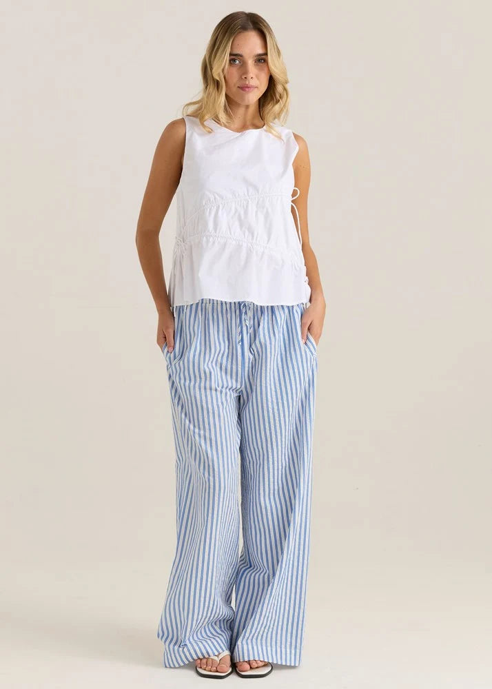 Sass | Elin Gathered Tie Top