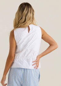 Sass | Elin Gathered Tie Top
