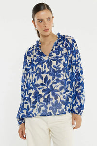 Sass | Willow Tie Front Blouse
