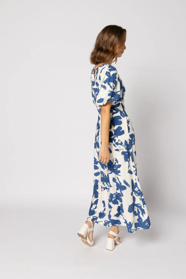 Drama the Label | Halo Dress - Blue Flower