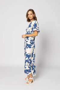 Drama the Label | Halo Dress - Blue Flower