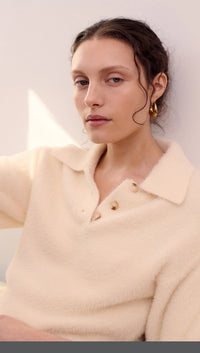 Staple the Label | Celine Polo Knit Top
