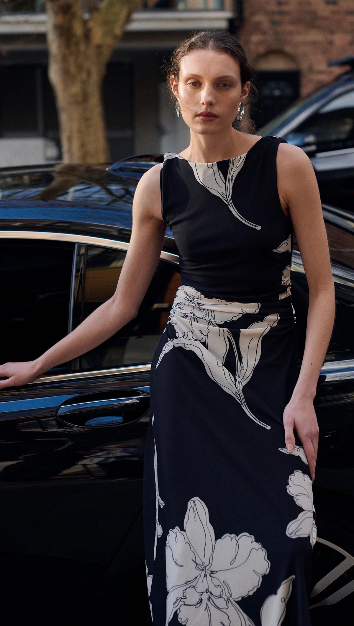 Staple the Label | Veda Mesh Midi Dress