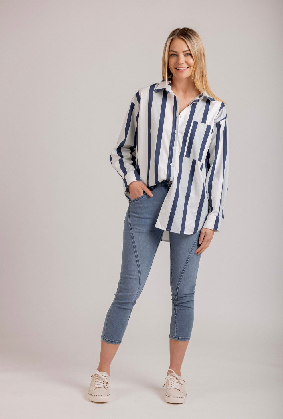 Moss | Maxwell Stripe Shirt