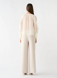 Esmaee | Fortune Ruffle Blouse