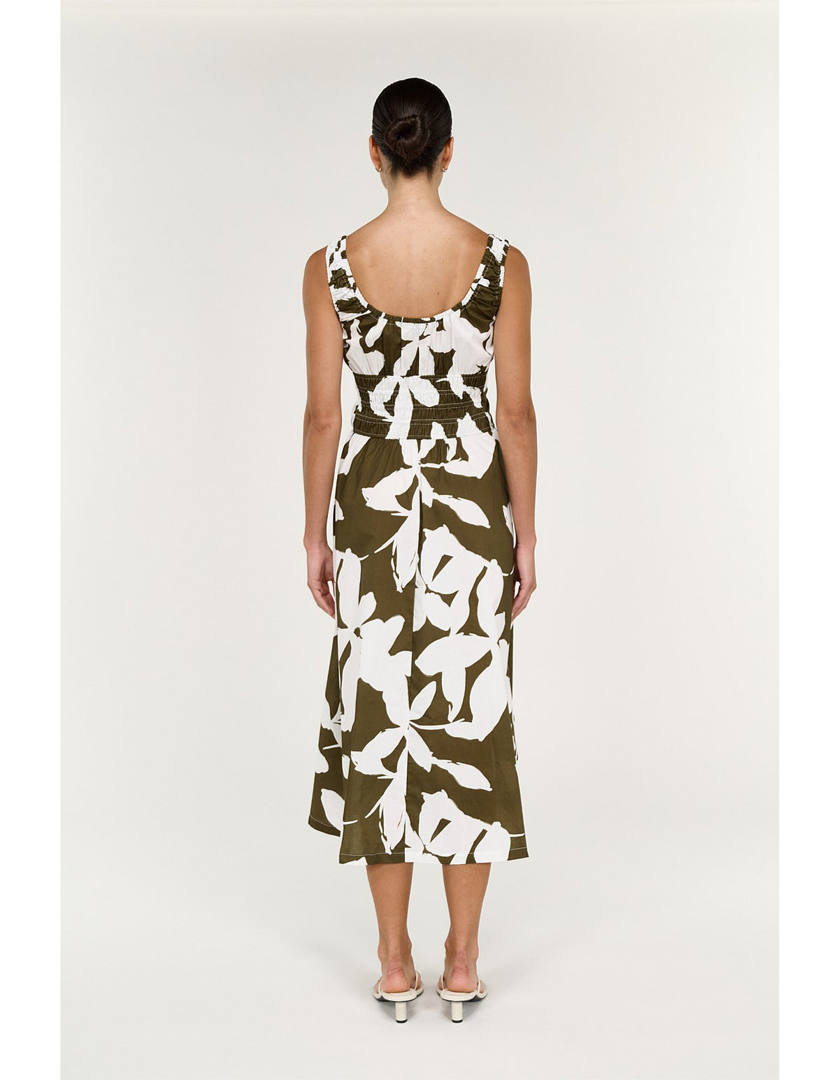 Staple the Label | Liora Shirred Midi Dress
