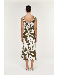 Staple the Label | Liora Shirred Midi Dress