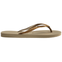 Havaianas | Slim Glitter II Logo Sand Golden Metallic