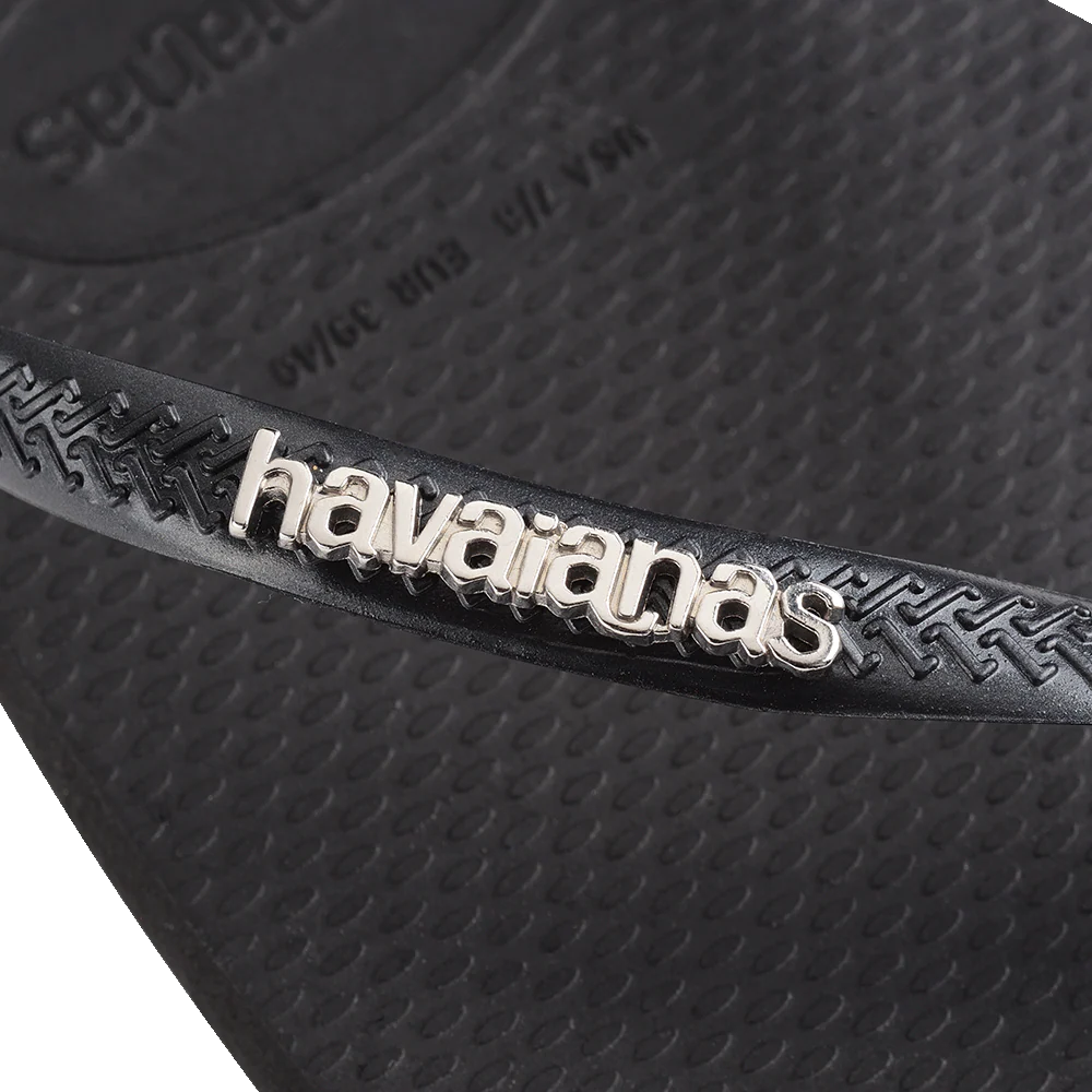 Havaianas | Slim Square Logo Metallic Jandal