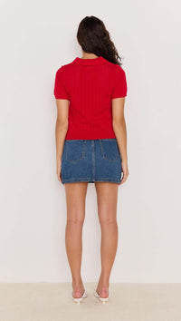 MINKPINK | Lila Pointelle Knit Tee