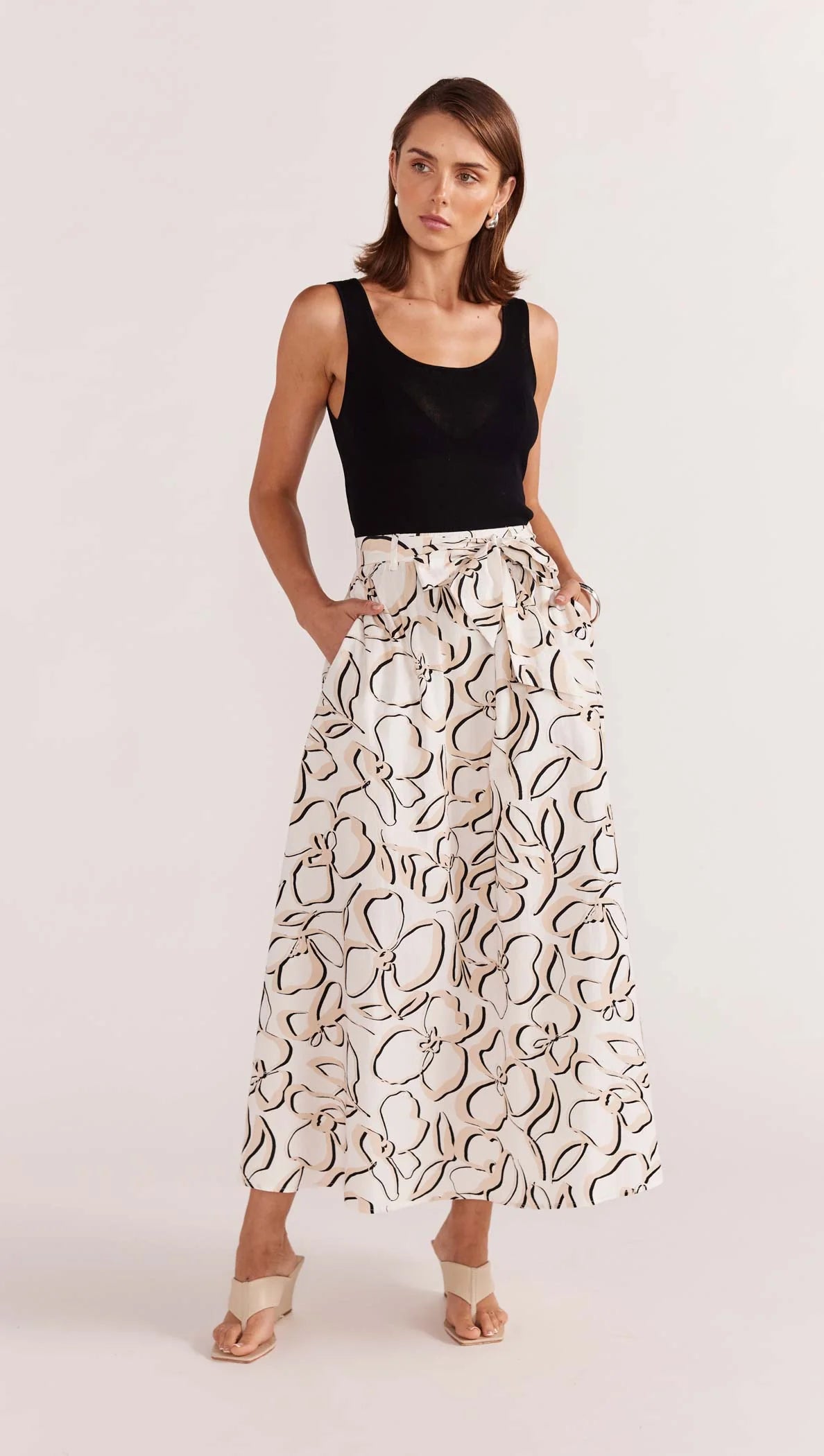 Staple the Label | Amina Midi Skirt