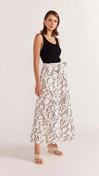 Staple the Label | Amina Midi Skirt