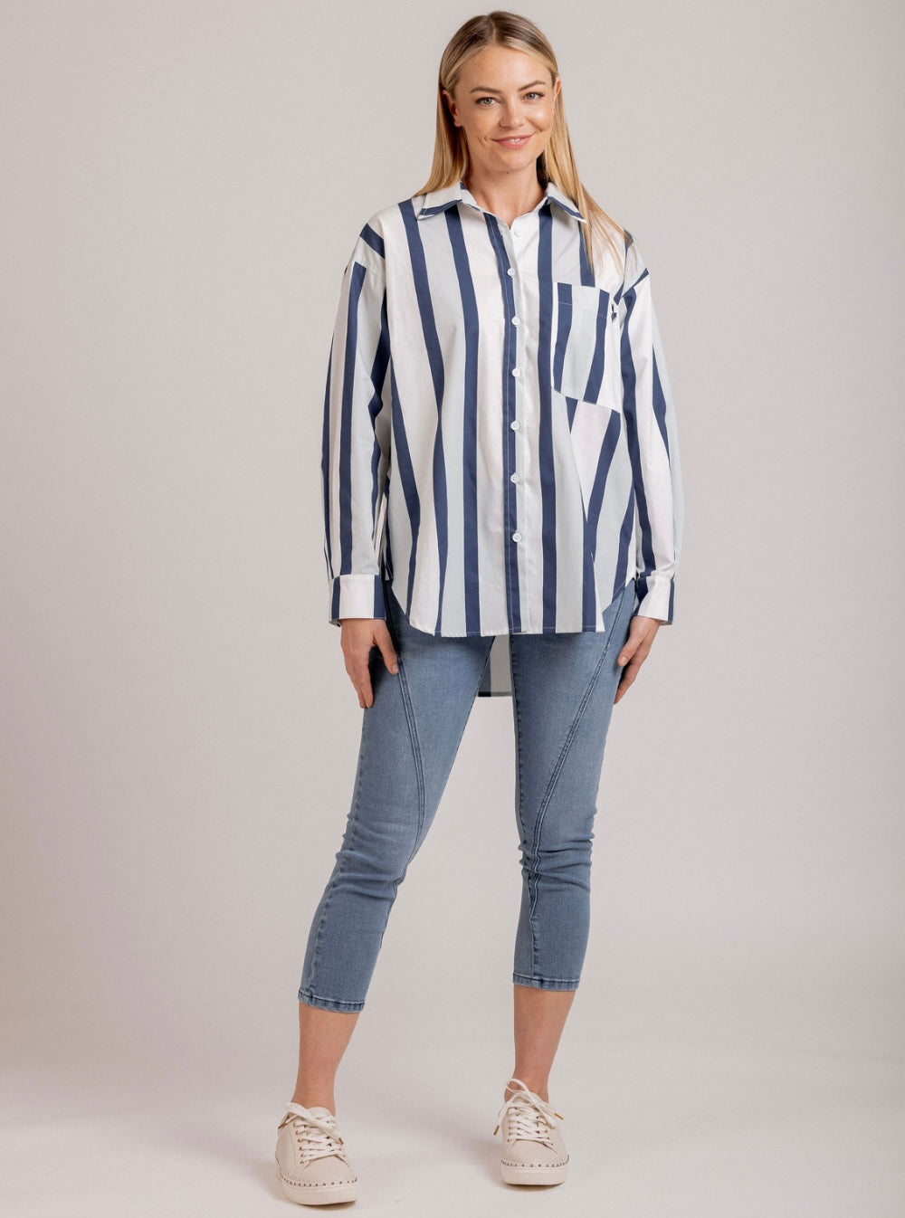 Moss | Maxwell Stripe Shirt