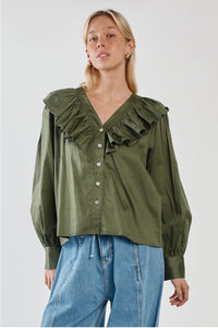 Sass | Artha Frill Blouse