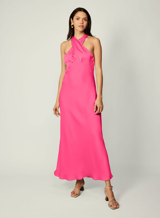 Esmaee Paris Midi Dress | Pink