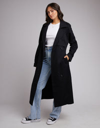 All About Eve Emerson Trench Coat | Black