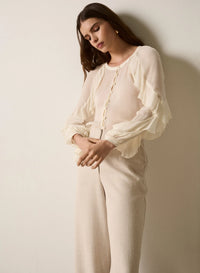 Esmaee | Fortune Ruffle Blouse