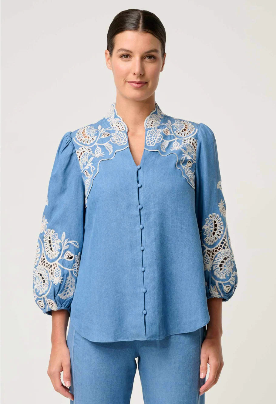 Once Was | Astra 3/4 Sleeve Blouse