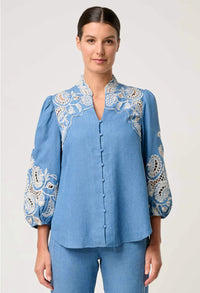Once Was | Astra 3/4 Sleeve Blouse