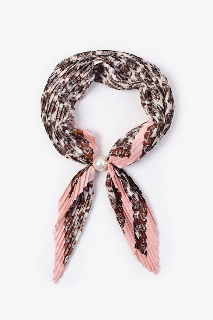 Antler | Pleated Pearl Fasten Neck Tie