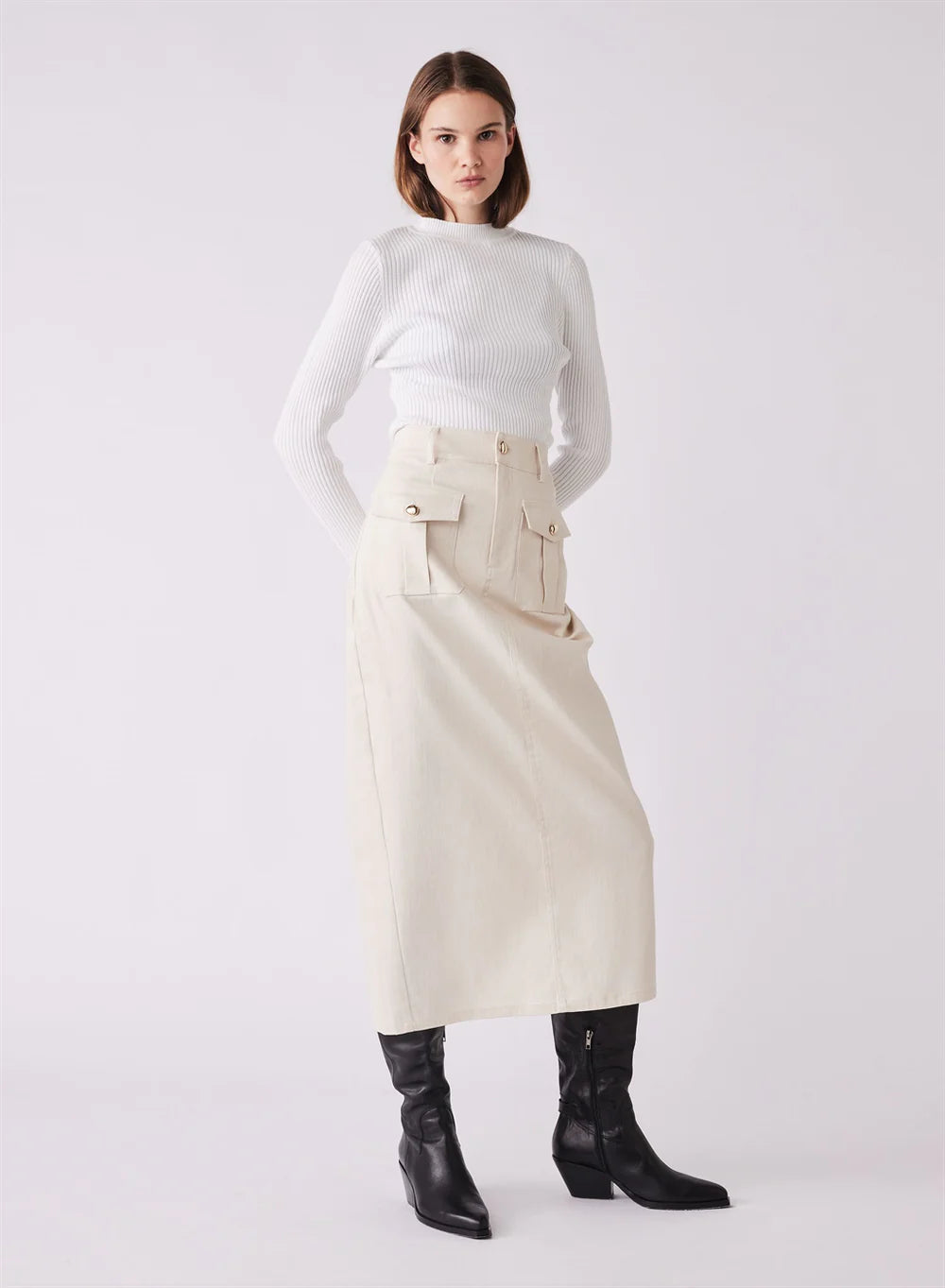 Esmaee Uptown Skirt | Bone