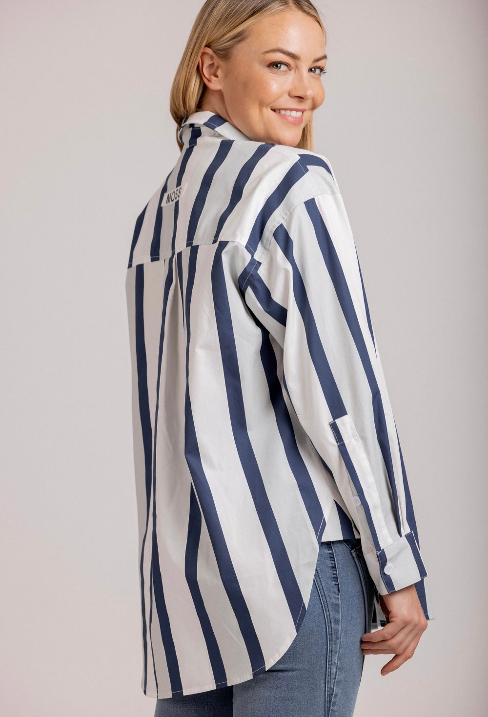 Moss | Maxwell Stripe Shirt