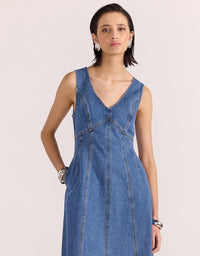 Staple the Label | Alden Denim Midi Dress