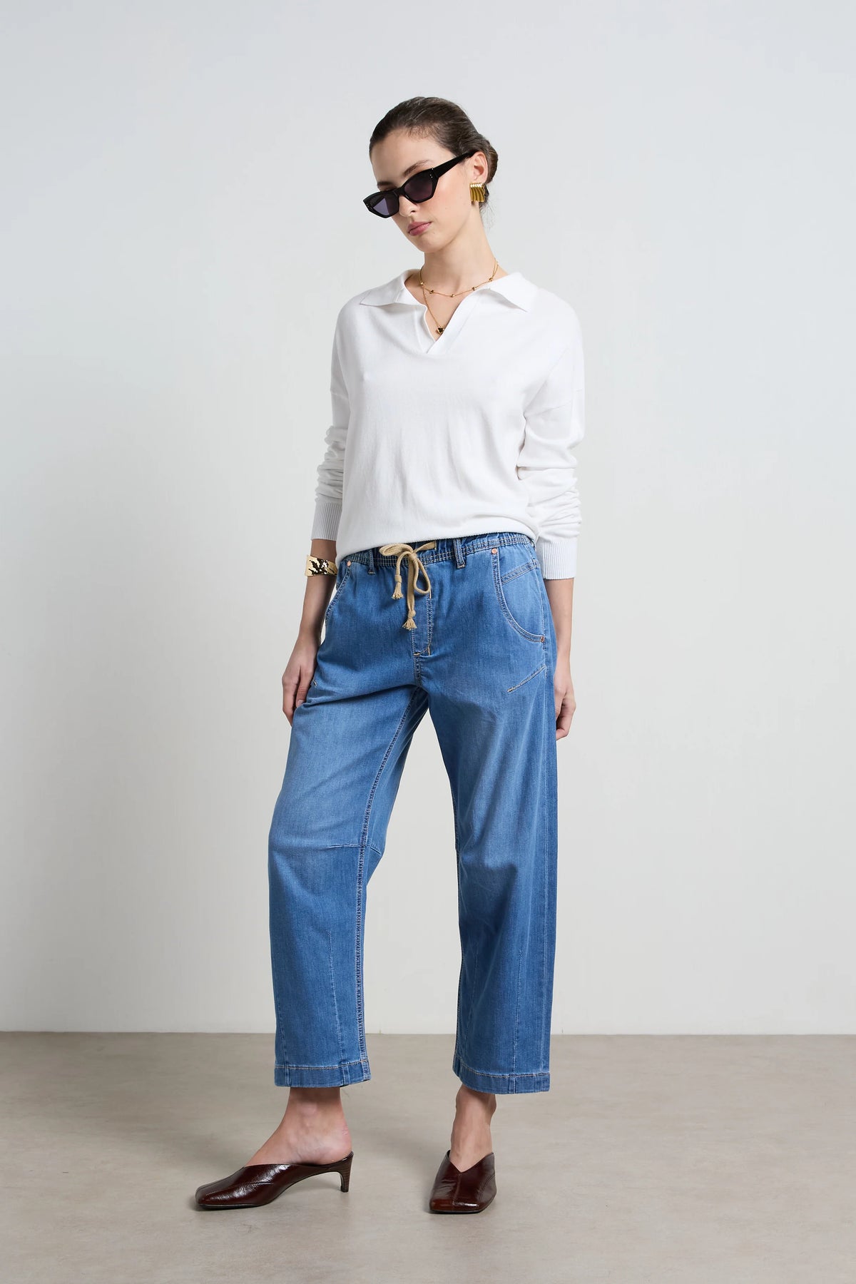 Dricoper | Active Rodeo Blue Barrel Jeans