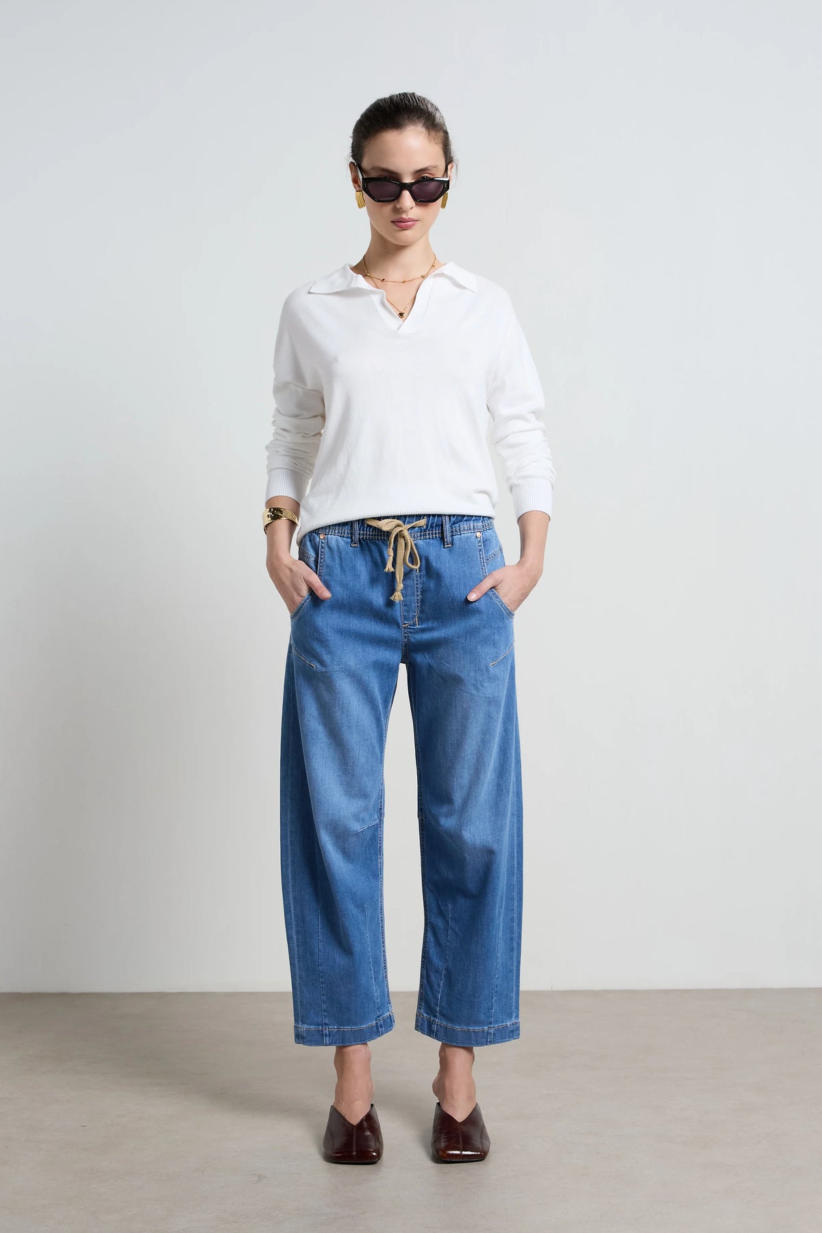 Dricoper | Active Rodeo Blue Barrel Jeans