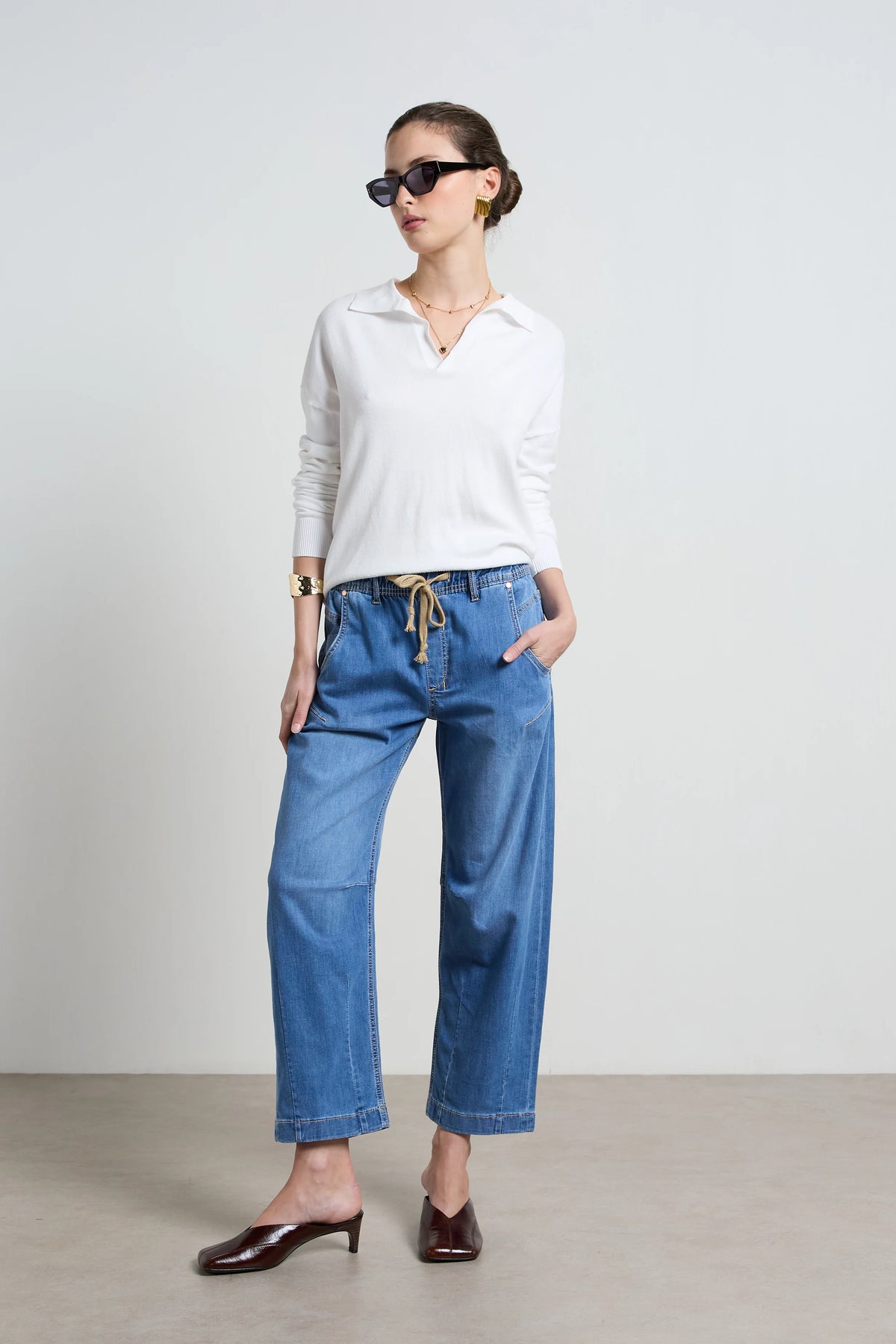 Dricoper | Active Rodeo Blue Barrel Jeans