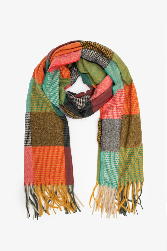 Antler Scarf | Nelly Check Scarf