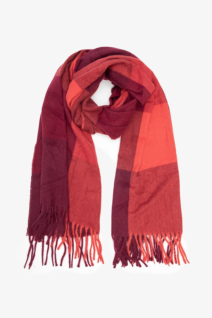 Antler | Mulled Wine Check Scarf