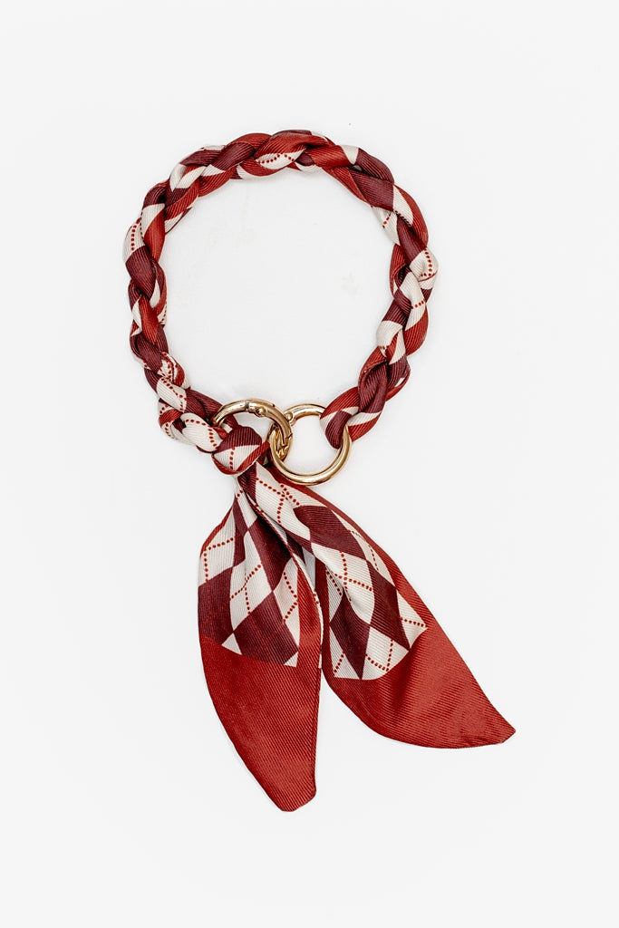 Antler | Twisted Scarf Keychain