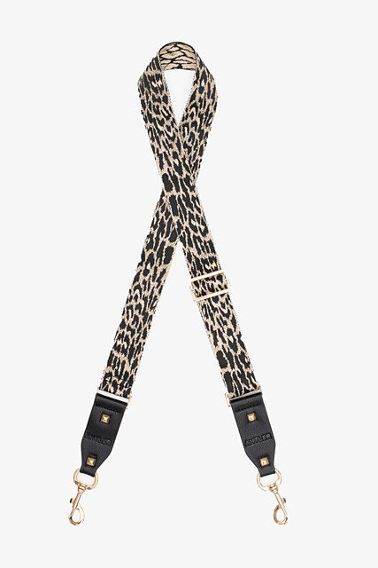 Antler Bag Strap | Cheetah Gold & Black