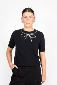 Antler | Bow'tiful Knit Tee