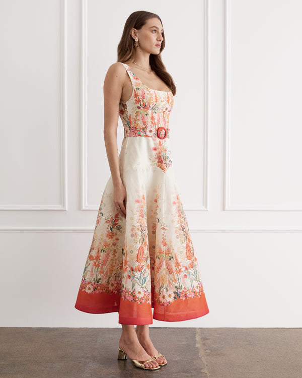 Aqua Blu | Phoebe Midi Dress
