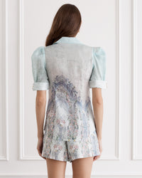 Aqua Blu | Jolene Short Sleeve Blouse