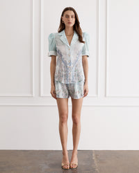 Aqua Blu | Jolene Short Sleeve Blouse