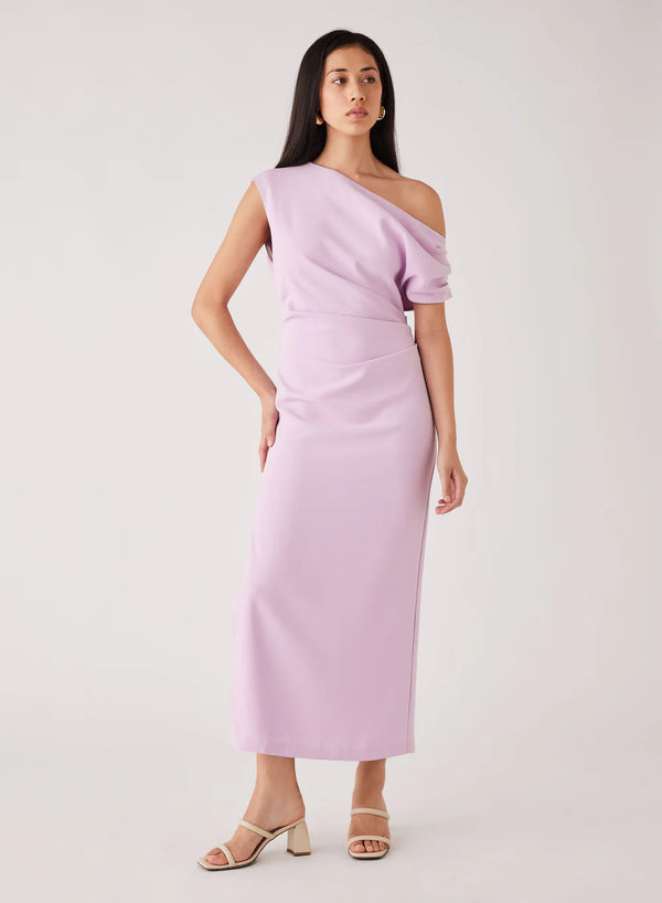 Esmaee Regency Midi Dress | Lilac