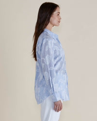 Betty Basics | Lace Stripe Shirt